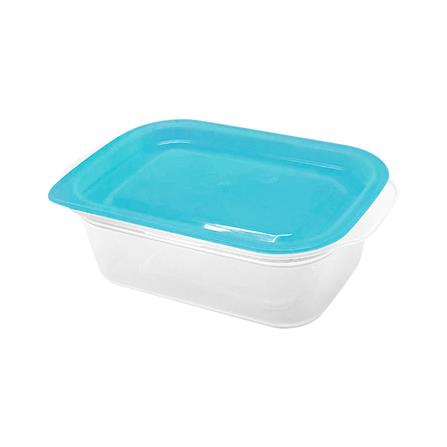 กล่องอาหารผืนผ้า KECH NICK 0.63 ลิตร สีเทอร์ควอยซ์ (แพ็ก 2 ชิ้น)_2