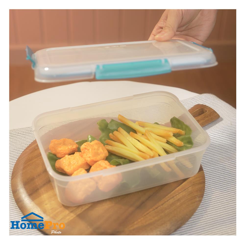 กล่องอาหารผืนผ้า KECH NOBLE 2.2 ลิตร สีเทอร์ควอยซ์