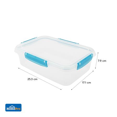 กล่องอาหารผืนผ้า KECH NOBLE 2.2 ลิตร สีเทอร์ควอยซ์_5