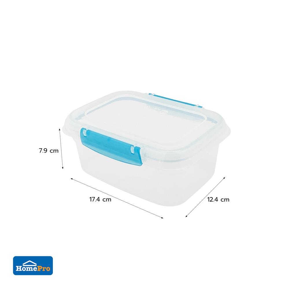 กล่องอาหารผืนผ้า KECH NOBLE 1 ลิตร สีเทอร์ควอยซ์