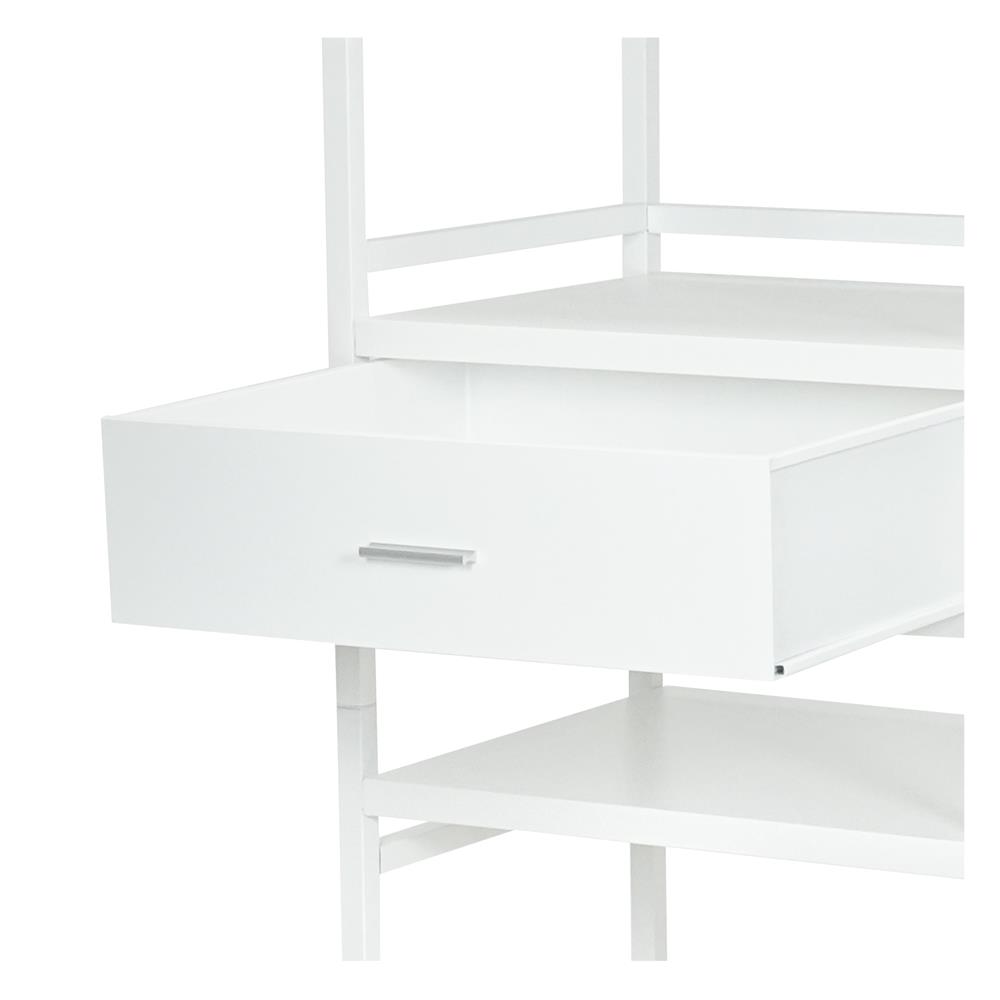 ชั้นวางของ 4 ชั้น STACKO ROBUSTE 50X39X136 ซม. สีขาว