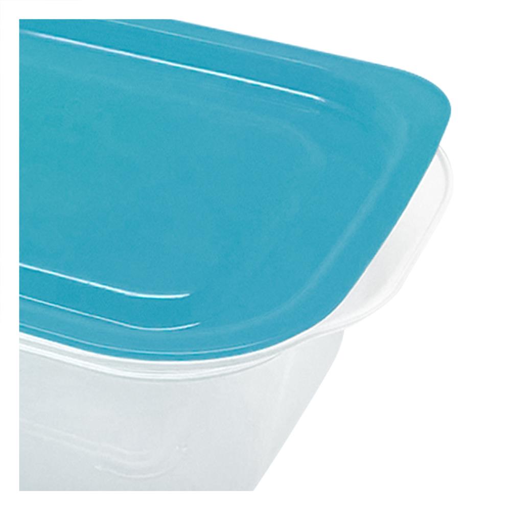 กล่องอาหารผืนผ้า KECH NICK 0.18 ลิตร สีเทอร์ควอยซ์ (แพ็ก 4 ชิ้น)