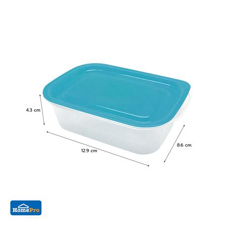 กล่องอาหารผืนผ้า KECH NICK 0.18 ลิตร สีเทอร์ควอยซ์ (แพ็ก 4 ชิ้น)_4