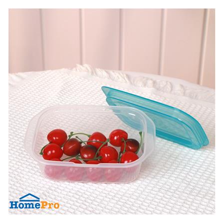 กล่องอาหารผืนผ้า KECH NICK 0.4 ลิตร สีเทอร์ควอยซ์ (แพ็ก 3 ชิ้น)_4