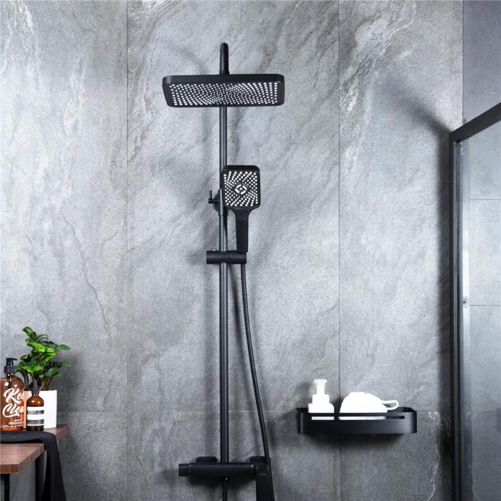 ฝักบัว RAIN SHOWER RASLAND RA F621-F66-BLK สีดำ