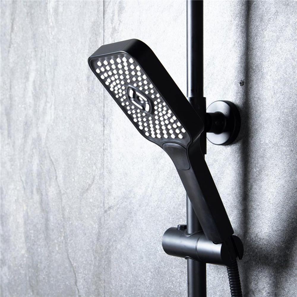 ฝักบัว RAIN SHOWER RASLAND RA F621-F66-BLK สีดำ