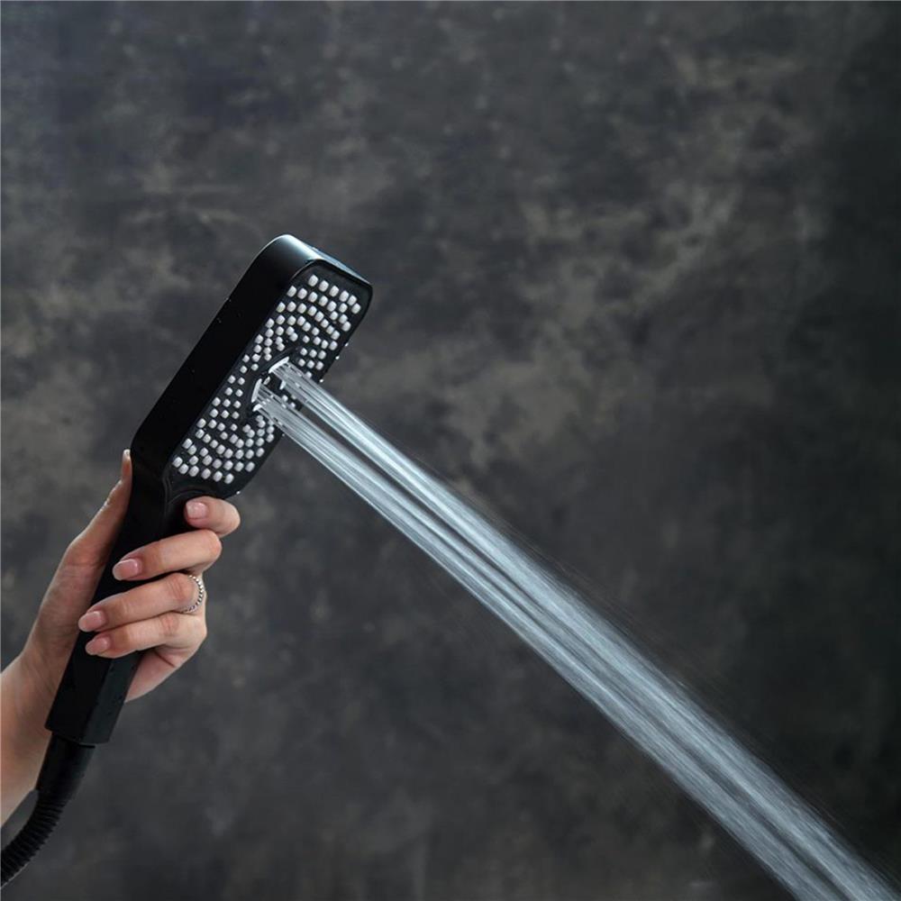 ฝักบัว RAIN SHOWER RASLAND RA F621-F66-BLK สีดำ