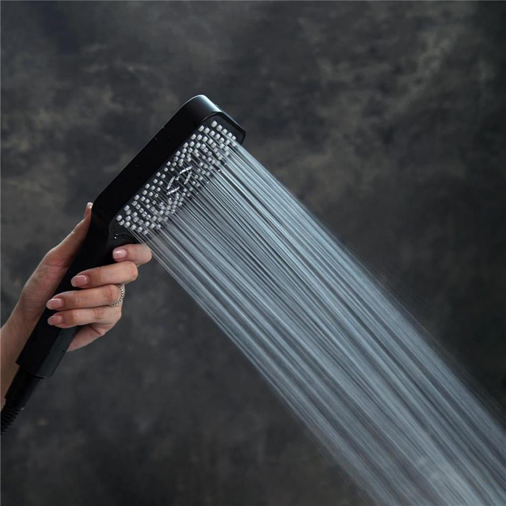 ฝักบัว RAIN SHOWER RASLAND RA F621-F66-BLK สีดำ