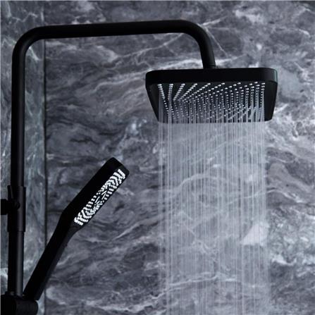 ฝักบัว RAIN SHOWER RASLAND RA F621-F66-BLK สีดำ_4
