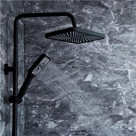 ฝักบัว RAIN SHOWER RASLAND RA F621-F66-BLK สีดำ_5