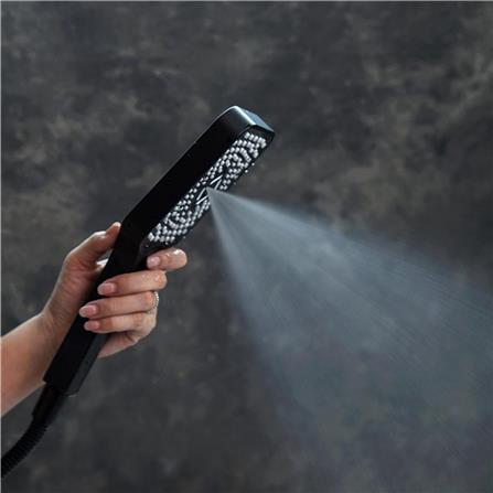 ฝักบัว RAIN SHOWER RASLAND RA F621-F66-BLK สีดำ_7