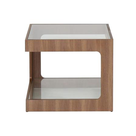 โต๊ะข้างเตียง SB FURNITURE ARTISTRY 50 ซม. สีไม้เข้ม_2