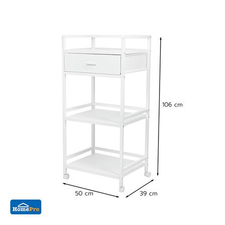 ชั้นวางของ 3 ชั้น STACKO ROBUSTE 50X39X106 ซม. สีขาว_6