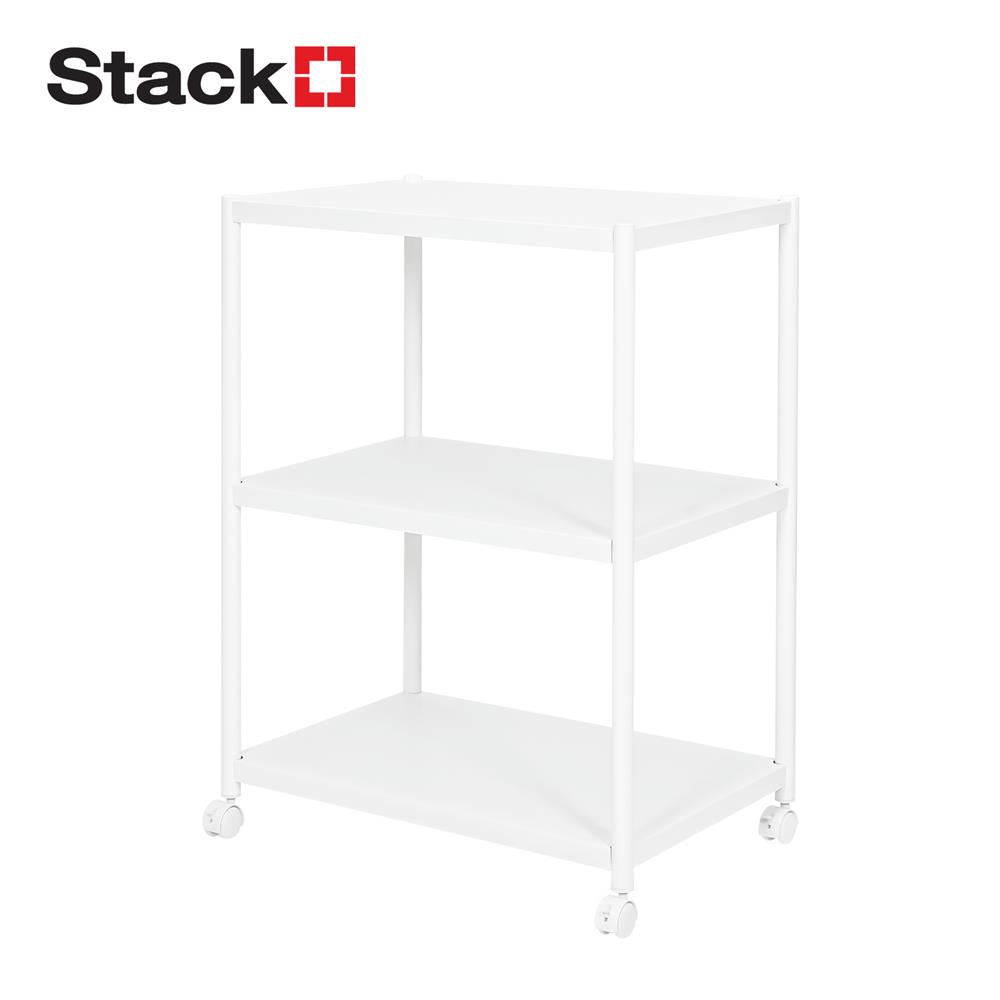 ชั้นวางของ 3 ชั้น STACKO BRISK 60X40X80 ซม. สีขาว_1