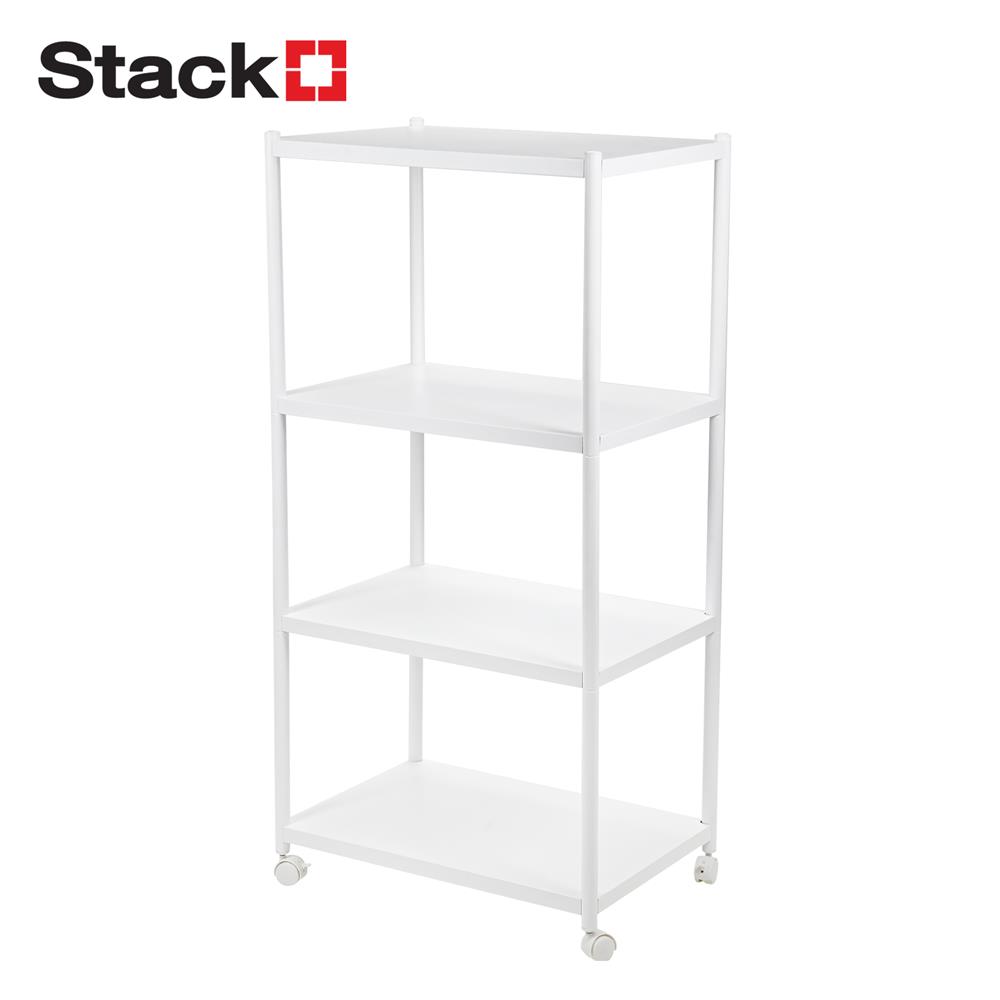 ชั้นวางของ 4 ชั้น STACKO BRISK 60X40X120 ซม. สีขาว_1