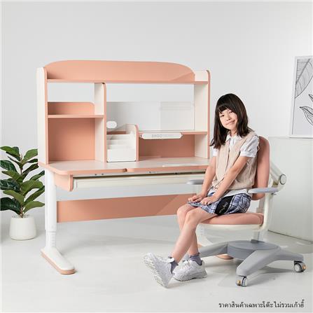 โต๊ะเขียนหนังสือปรับระดับ ERGOTREND KIDS 120 ซม. สีขาว/ชมพู_1