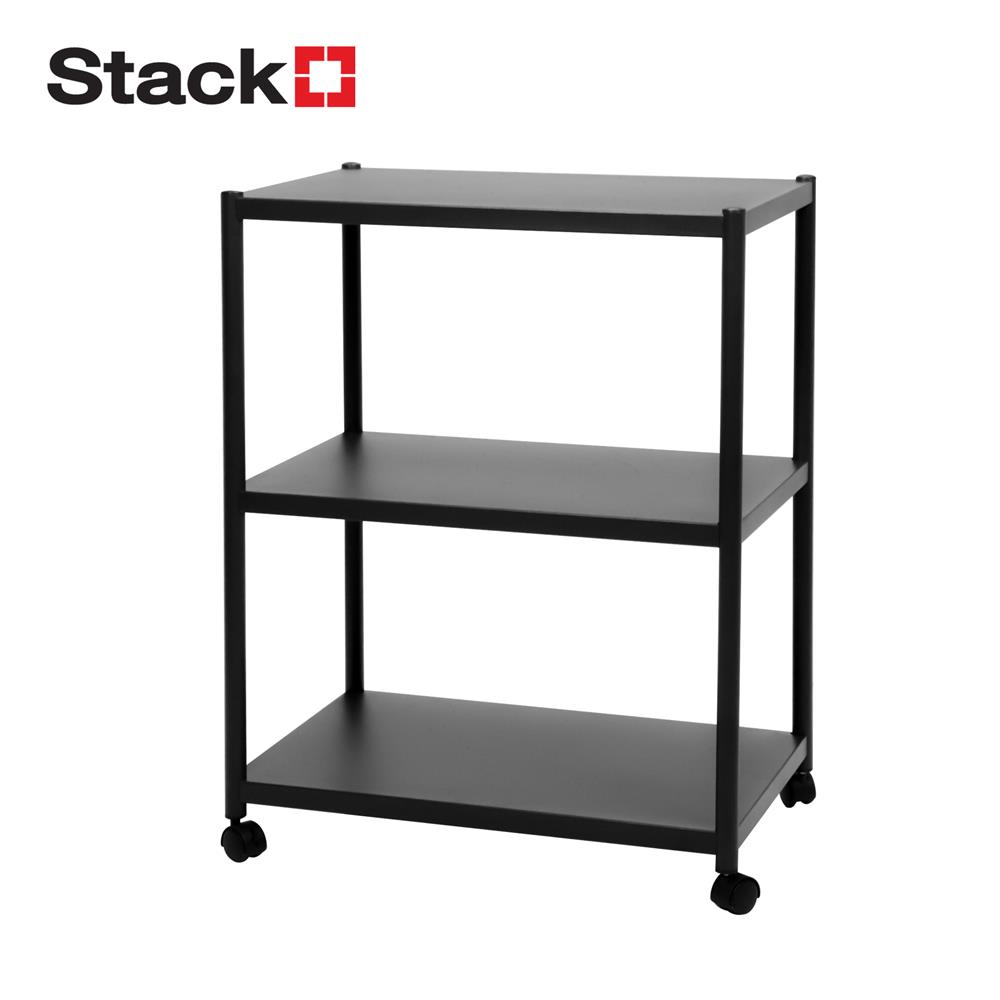 ชั้นวางของ 3 ชั้น STACKO BRISK 60X40X80 ซม. สีดำ_1