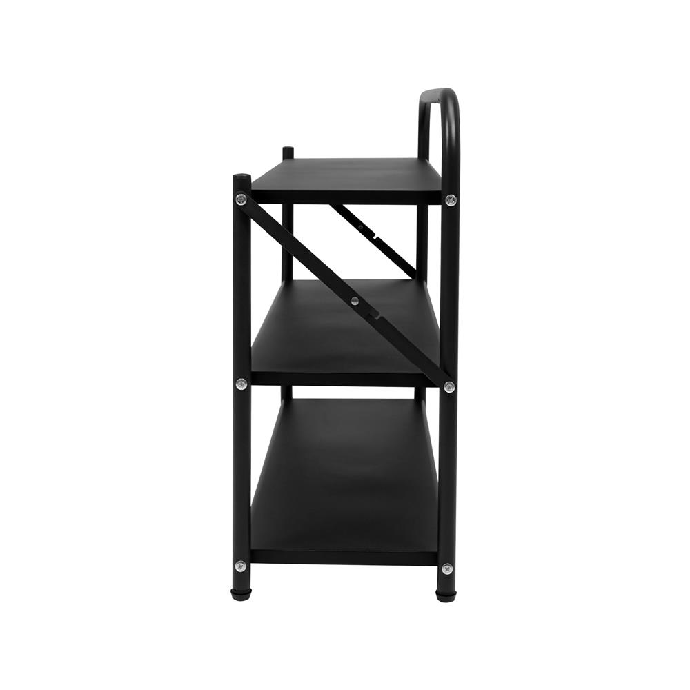 ชั้นวางรองเท้า 3 ชั้น STACKO BRISK 70X23X51 ซม. สีดำ