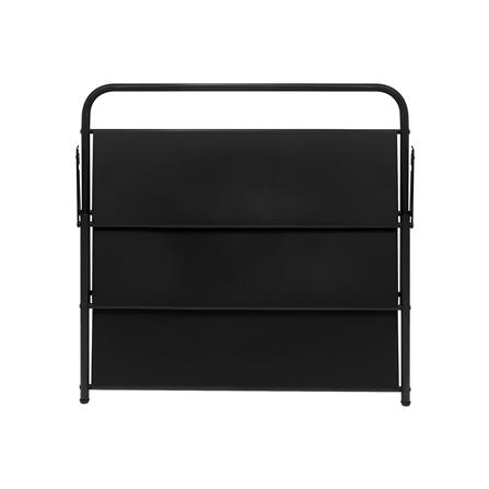 ชั้นวางรองเท้า 3 ชั้น STACKO BRISK 70X23X51 ซม. สีดำ_3