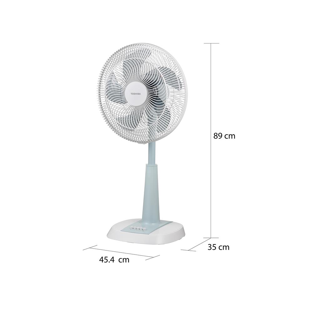 พัดลมสไลด์ 16 นิ้ว TOSHIBA F-ALC50TH(G) สีเขียว