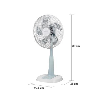 พัดลมสไลด์ 16 นิ้ว TOSHIBA F-ALC50TH(G) สีเขียว_4