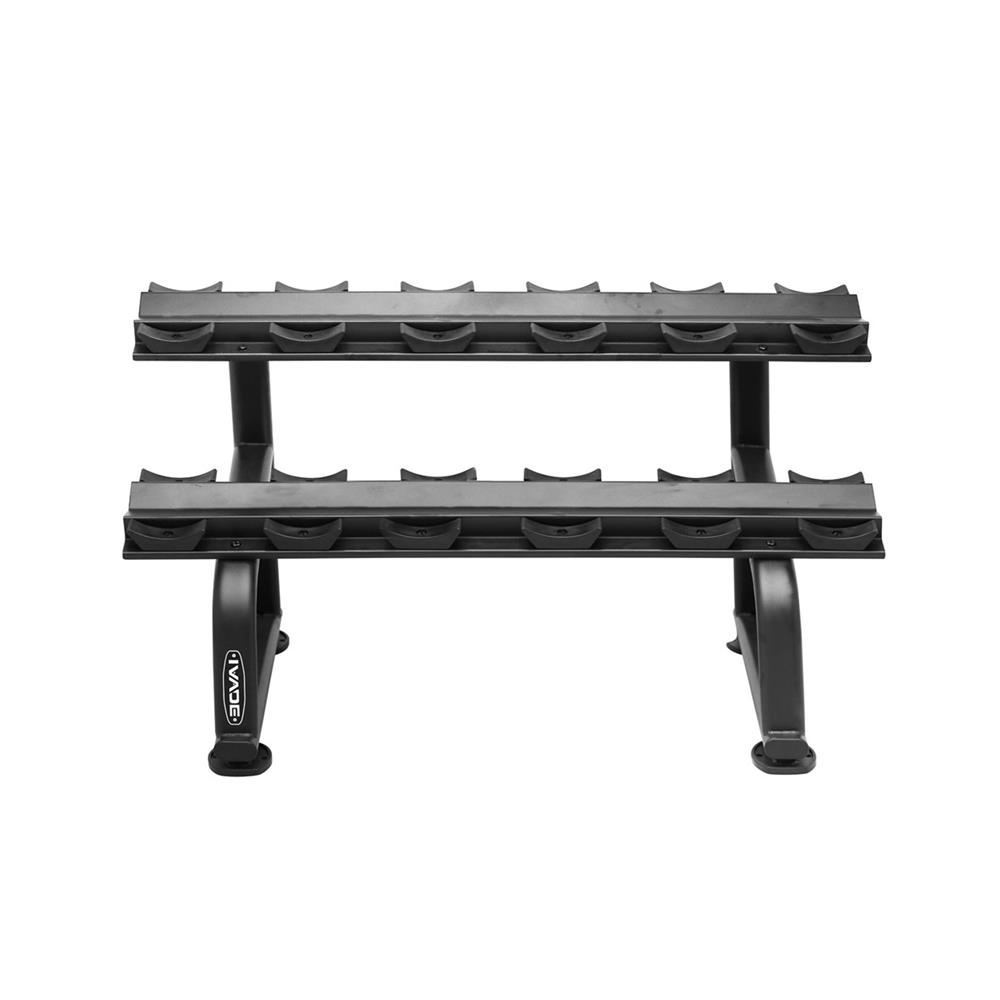 ชุดดัมเบล 6 คู่ พร้อมชั้นวาง IVADE 105 กก.