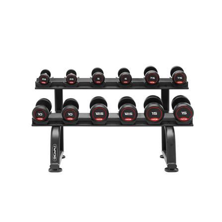 ชุดดัมเบล 6 คู่ พร้อมชั้นวาง IVADE 105 กก._2