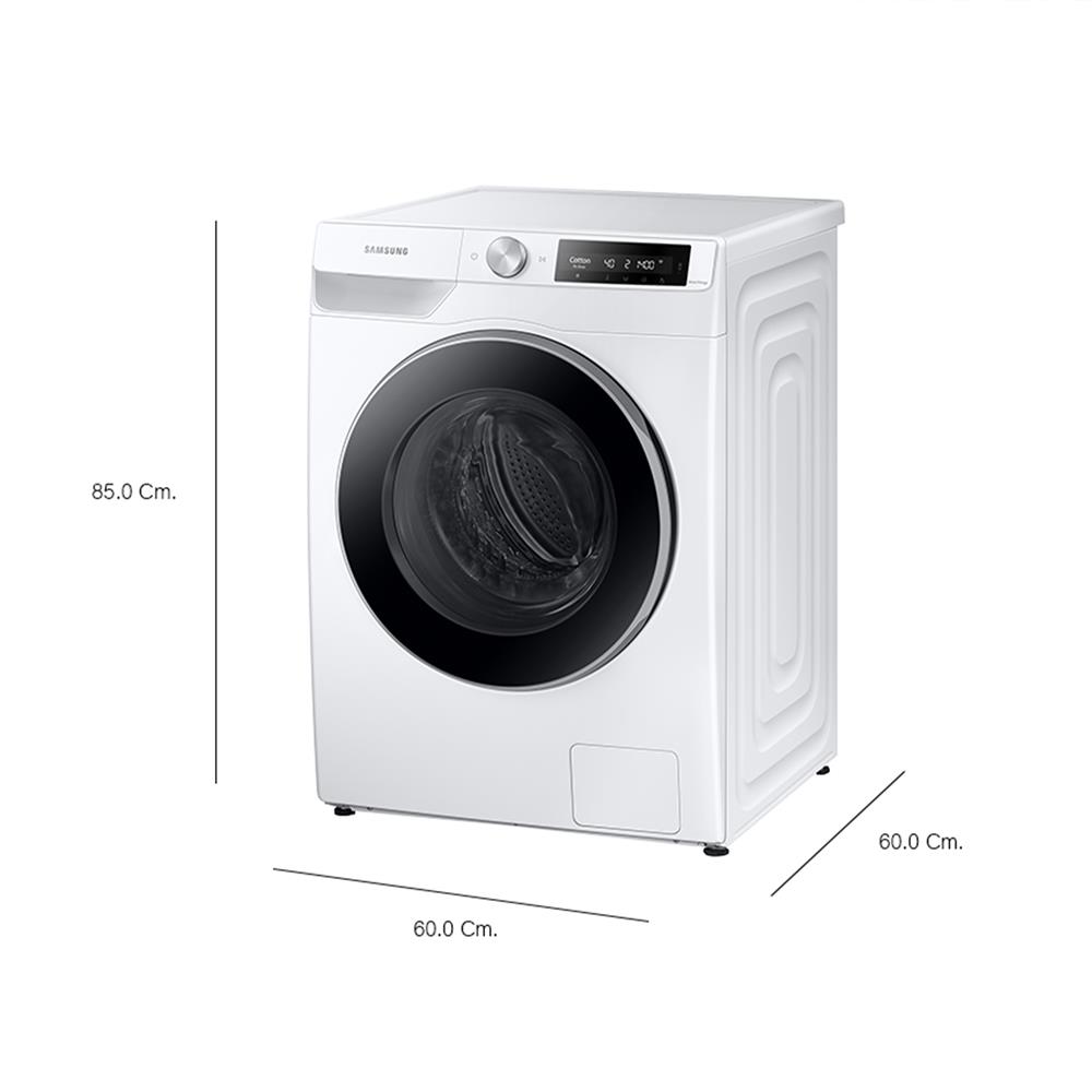 เครื่องซักผ้าฝาหน้า SAMSUNG WW12CG604DLEST 12 กก. 1400RPM อินเวอร์เตอร์ สีขาว