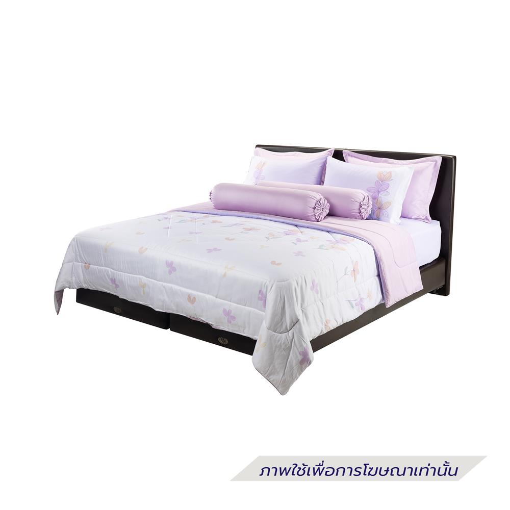 ชุดผ้าปูที่นอน 6 ฟุต (ชุด 6 ชิ้น) SANTAS COTTON USA สี MERAKI VI