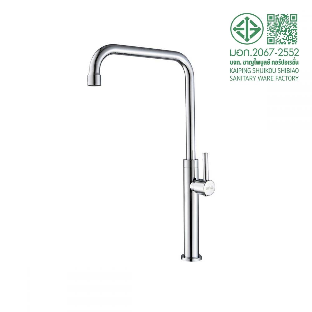 ก๊อกซิงค์เดี่ยวเคาน์เตอร์ RASLAND RA A11021-A123CR สีโครม