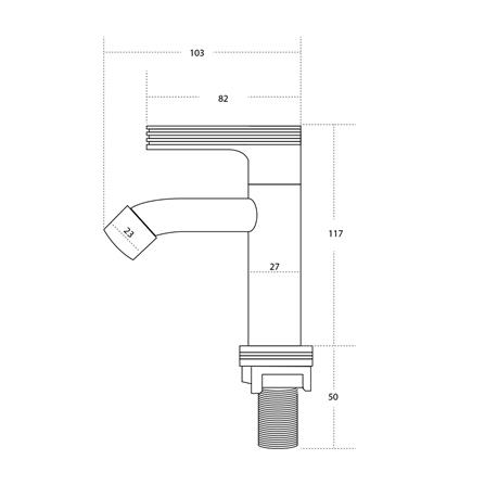 ก๊อกอ่างล้างหน้าเดี่ยว DONMARK GL-1439_4