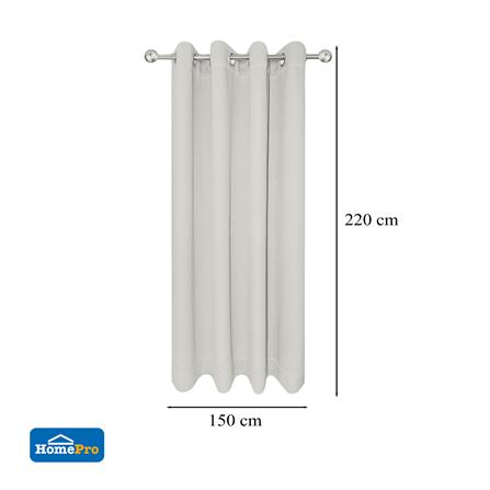 ผ้าม่าน EYELET HOME LIVING STYLE RAFFY UV 150X220 ซม. สีครีม_5