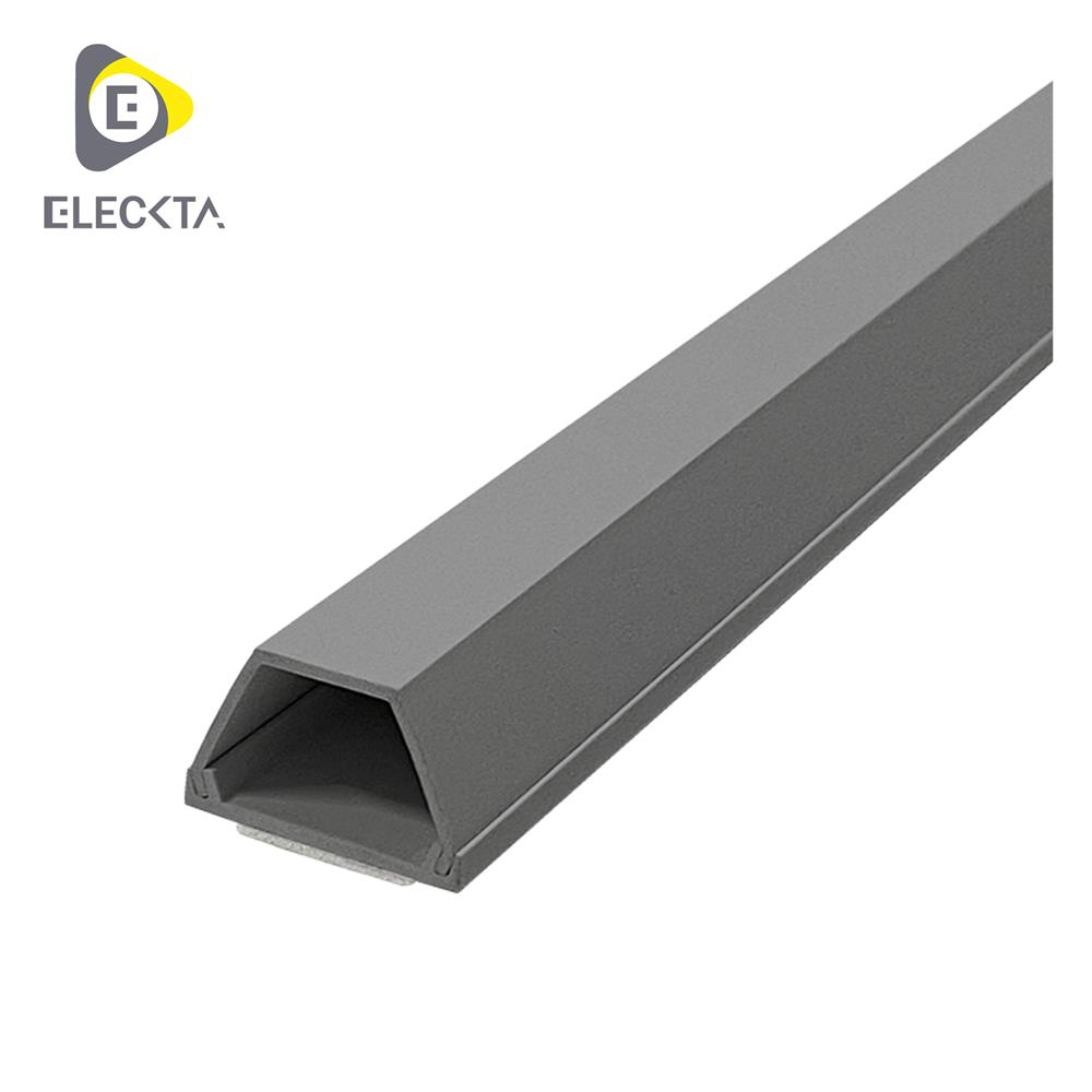 รางเดินสายไฟคางหมู ELECKTA 18X30 มม. 2 ม. สีเทา