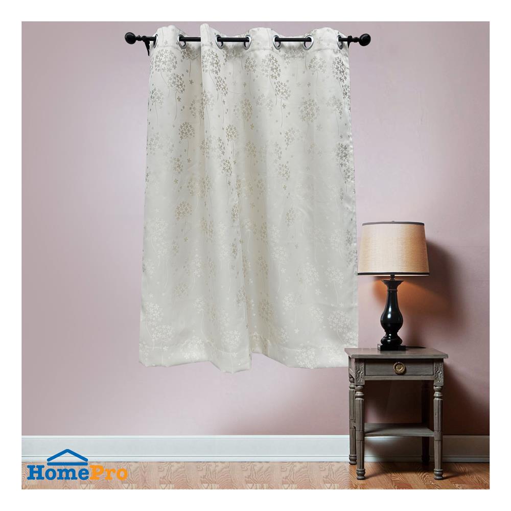 ผ้าม่าน EYELET HOME LIVING STYLE FLY UV 135X160 ซม. สีครีม