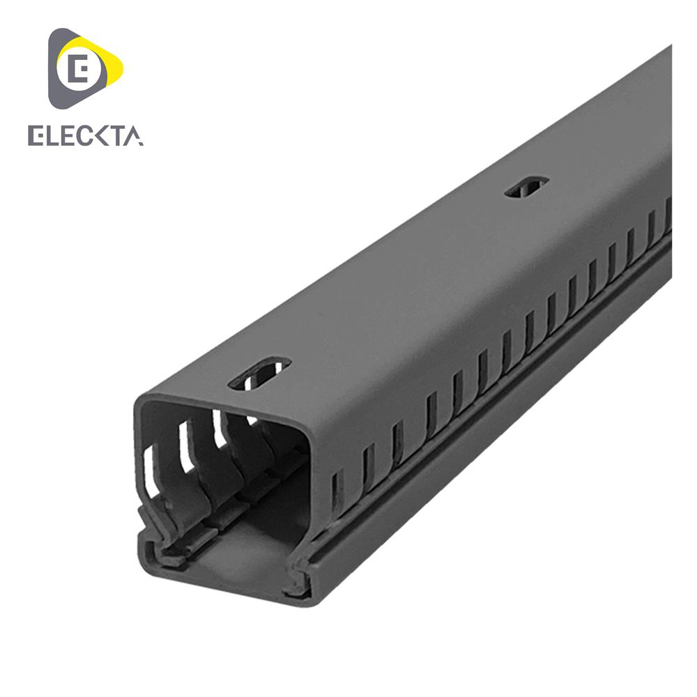 รางเก็บสายไฟวายดักส์ ELECKTA 30X30 มม. 2 ม. สีเทา