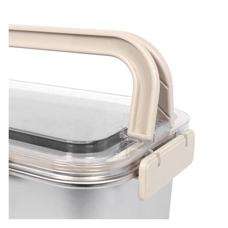 กล่องอาหารสเตนเลส มีหู 3.6 ลิตร KECH MERCURY สีเบจ_5