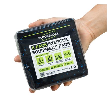 แผ่นยางรองเครื่องออกกำลังกาย IRONTEC 12x12x0.6 ซม. (แพ็ก 6 ชิ้น)_6