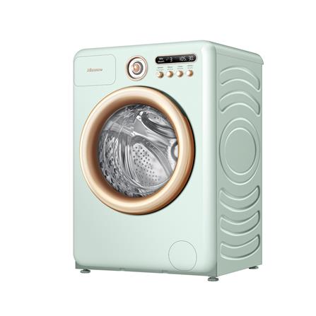 เครื่องซักอบผ้าฝาหน้า HISENSE WD105R5 10.5/7 กก. 1400RPM อินเวอร์เตอร์ สีเขียวพาสเทล_1