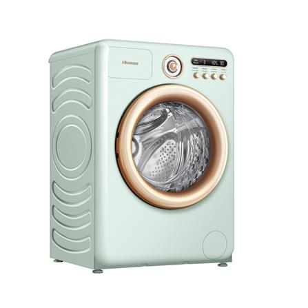 เครื่องซักอบผ้าฝาหน้า HISENSE WD105R5 10.5/7 กก. 1400RPM อินเวอร์เตอร์ สีเขียวพาสเทล_2