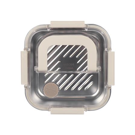 กล่องอาหารสเตนเลส มีหู 1.2 ลิตร KECH MERCURY สีเบจ_4