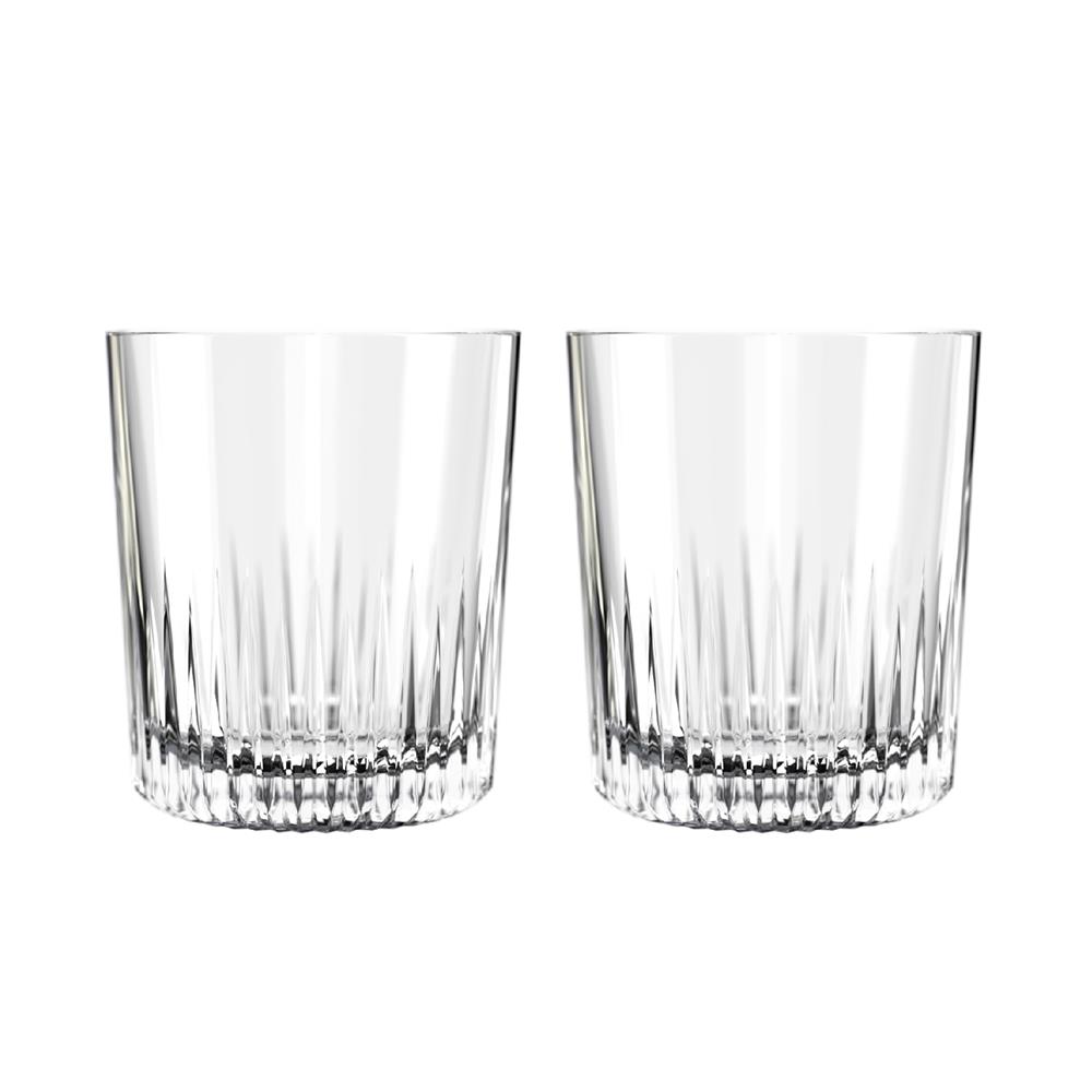 แก้วน้ำคริสตัล 350 มล. LUCARIS PAVILION GLEAM DOUBLE ROCK (แพ็ก 2 ใบ)