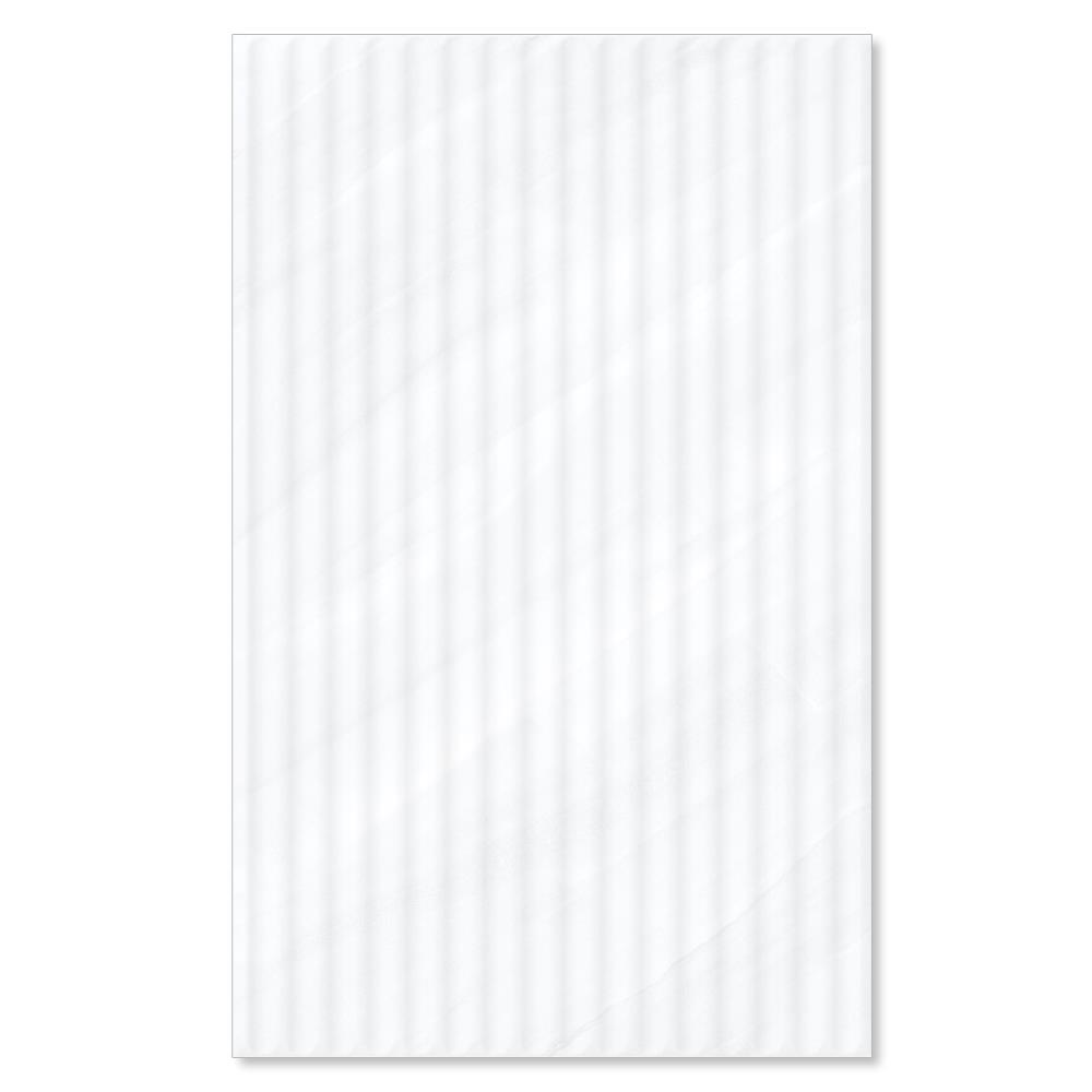 กระเบื้องผนัง 10x16 นิ้ว COTTO อริสตัน เดคโค่ ขาว PM 1 ตร.ม.