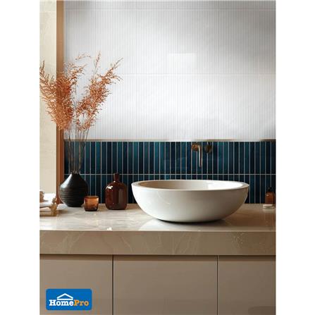 กระเบื้องผนัง 10x16 นิ้ว COTTO อริสตัน เดคโค่ ขาว PM 1 ตร.ม._3