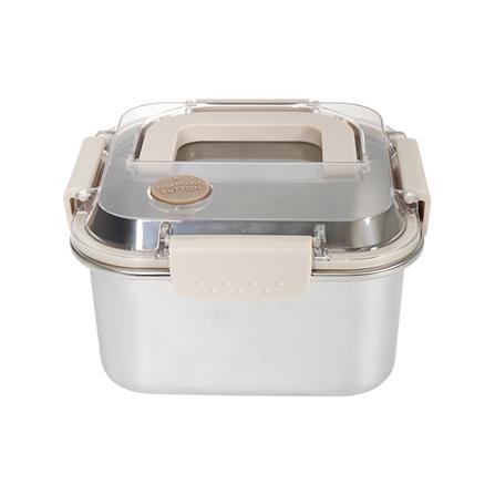 กล่องอาหารสเตนเลส มีหู 1.6 ลิตร KECH MERCURY สีเบจ_2
