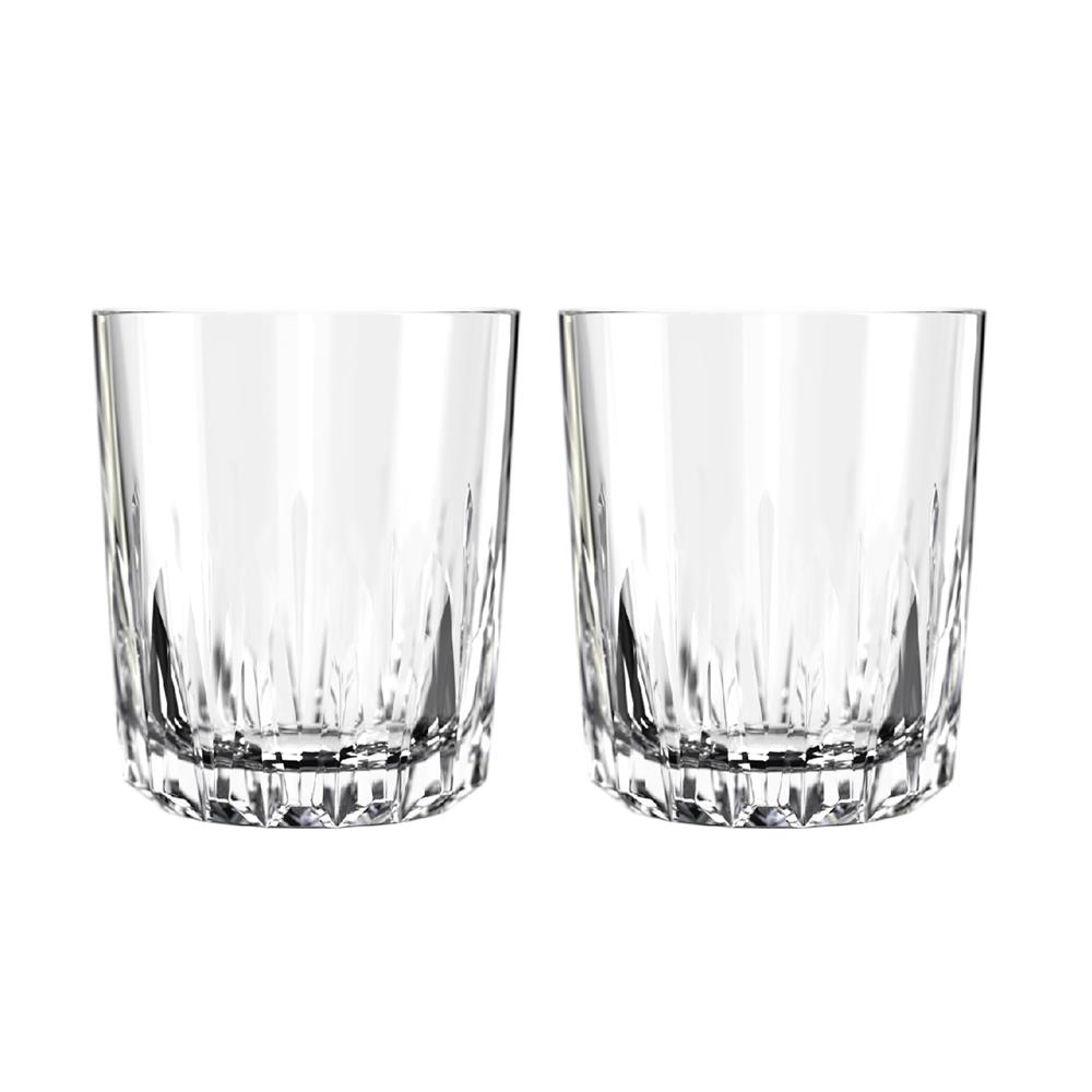 แก้วน้ำคริสตัล 350 มล. LUCARIS PAVILION DAZZLE DOUBLE ROCK (แพ็ก 2 ใบ)