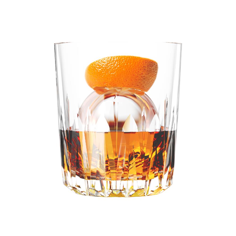 แก้วน้ำคริสตัล 350 มล. LUCARIS PAVILION DAZZLE DOUBLE ROCK (แพ็ก 2 ใบ)