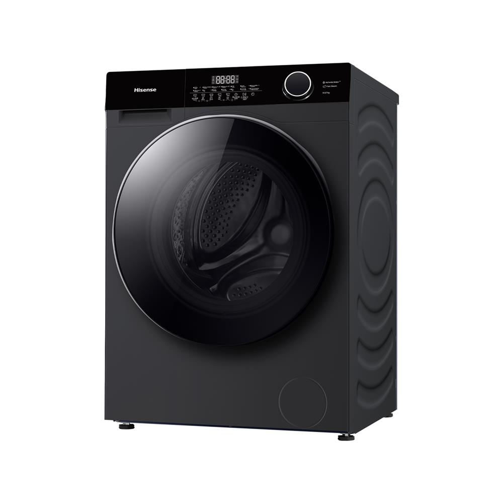 เครื่องซักอบผ้าฝาหน้า HISENSE WD105M3 10.5/7 กก. 1400RPM อินเวอร์เตอร์ สีดำ