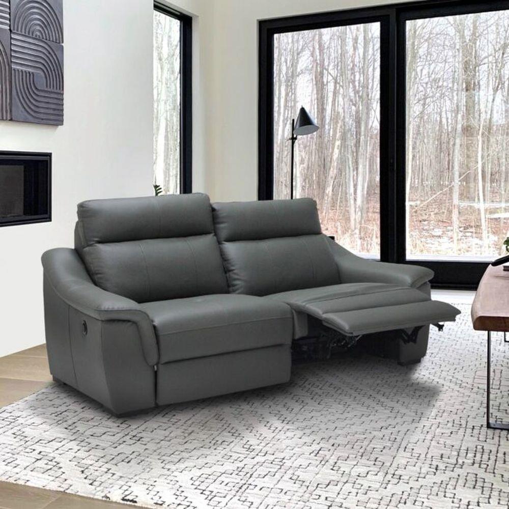 RECLINER 2 ที่นั่ง SB FURNITURE NANTE 19203191 สีเทาเข้ม