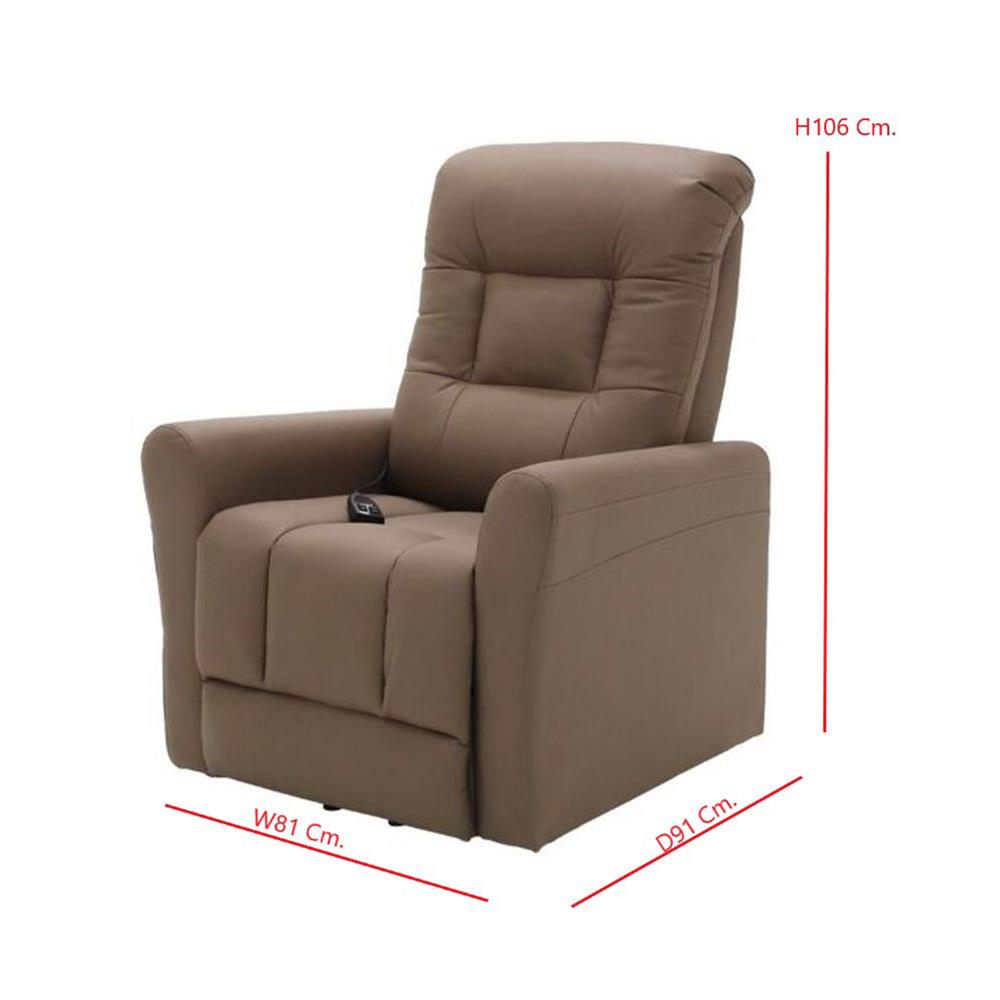 RECLINER SB FURNITURE YELINA 19224641 สีน้ำตาล