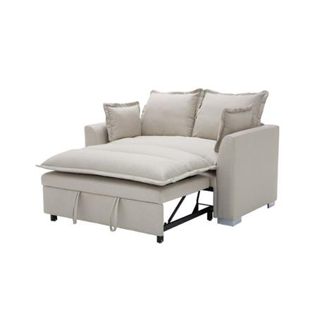 โซฟาเบด 2 ที่นั่ง SB FURNITURE TALIA 19231766 สีน้ำตาลอ่อน_4